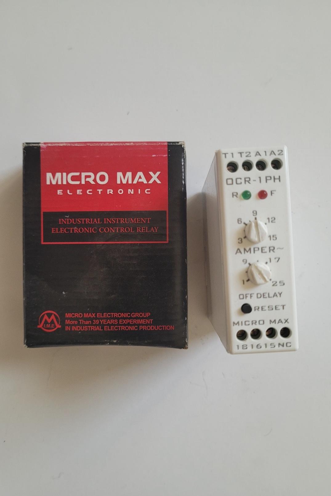 کنترل بار تکفاز میکرومکس