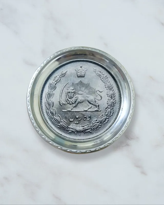 سینی و دیوارکوب طرح سکه