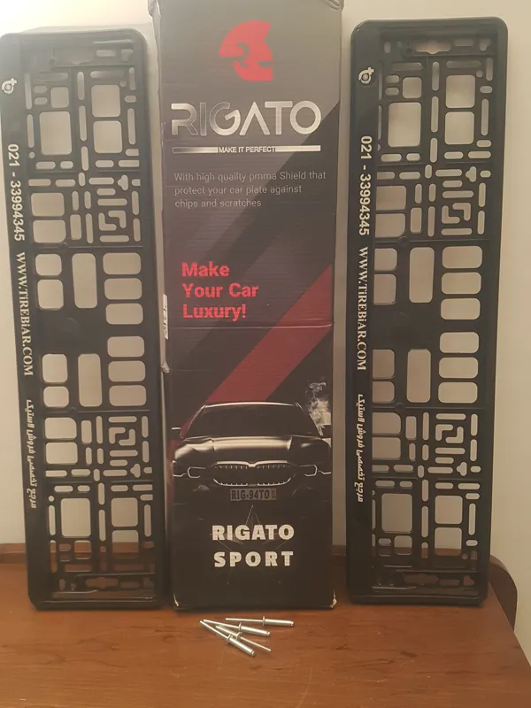 قاب پلاک لاکچری باکیفیت  4 عدد پرچ