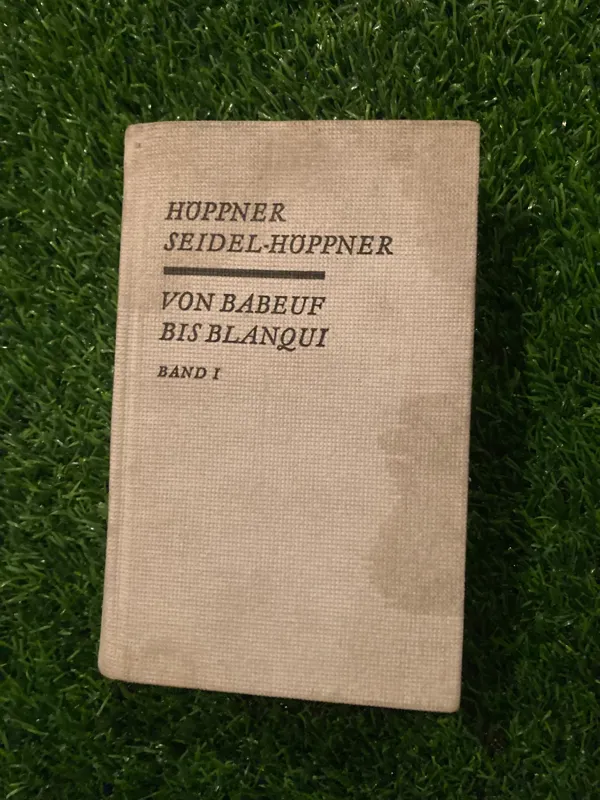 Hoppner Seidel Von Babeuf Bis Blanqui