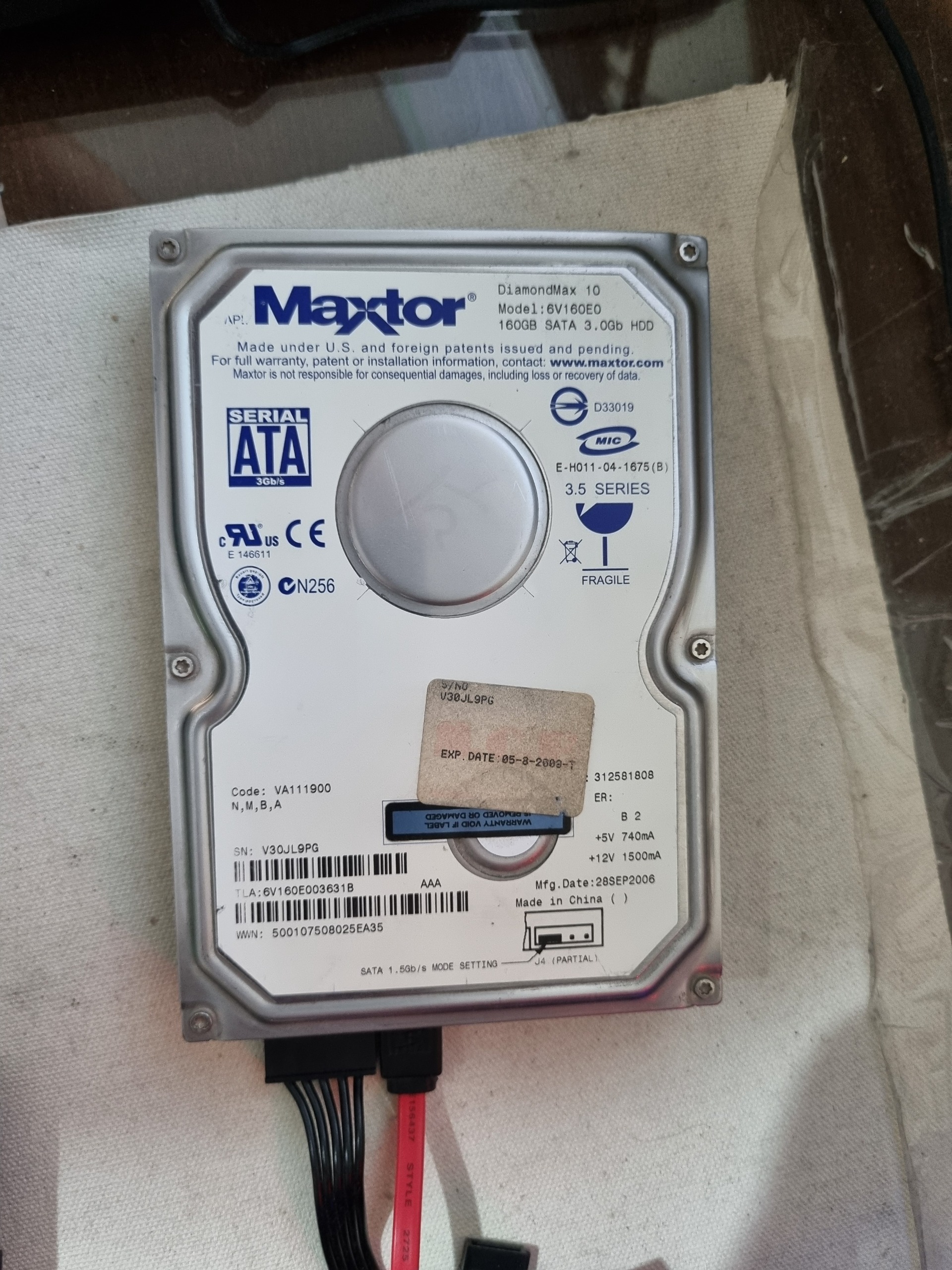 هارد 160GB Maxtor PC