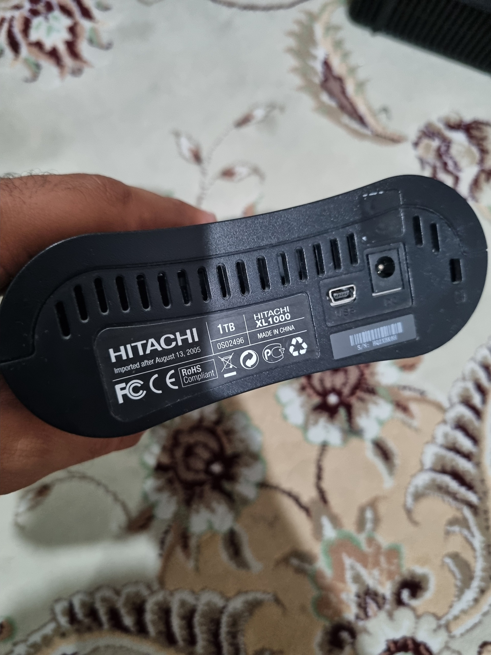 هارد اکسترنال 3.5 اینچی(بوک) هیتاچی