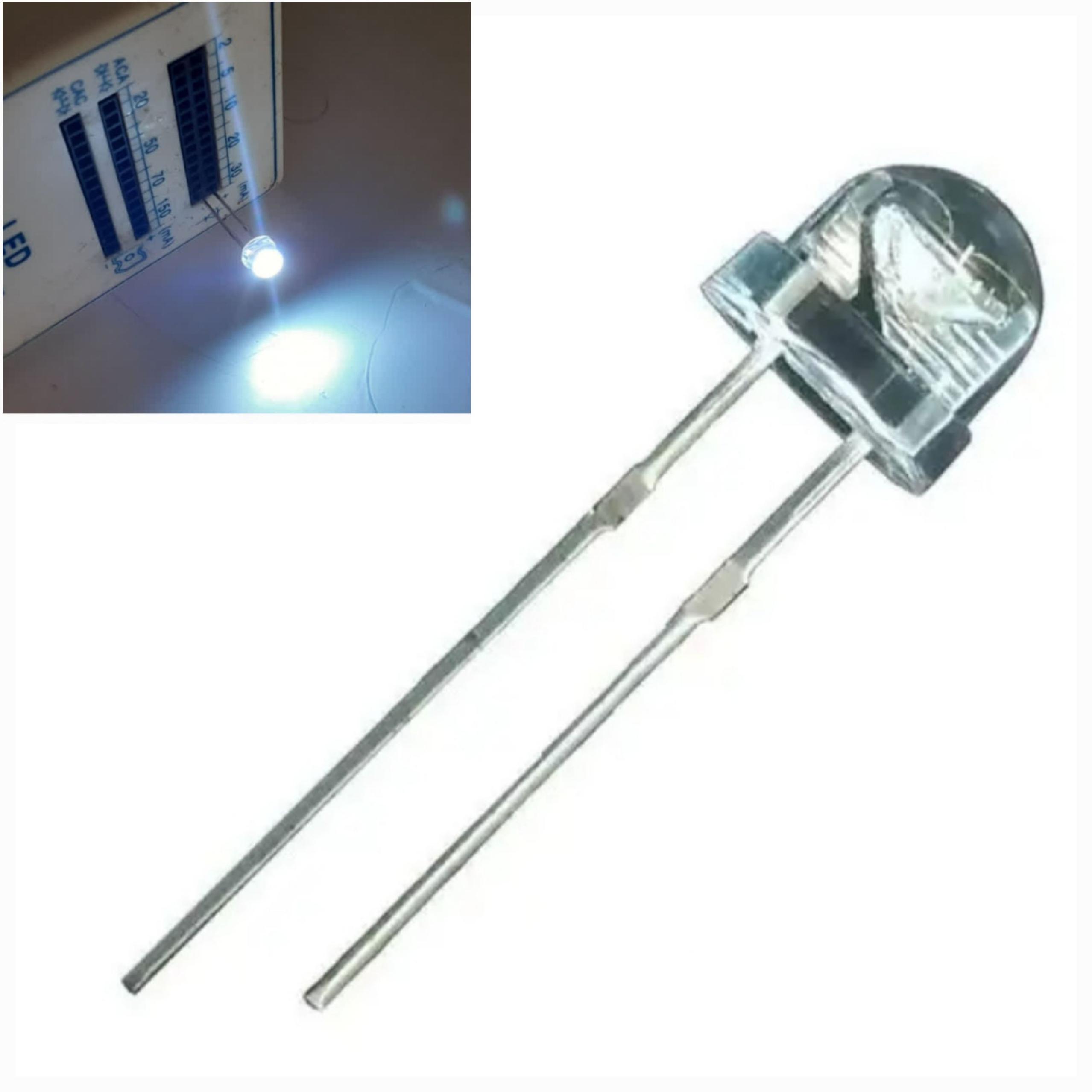 250 عدد LED سفید یخی خوش رنگ کلاهی اصل