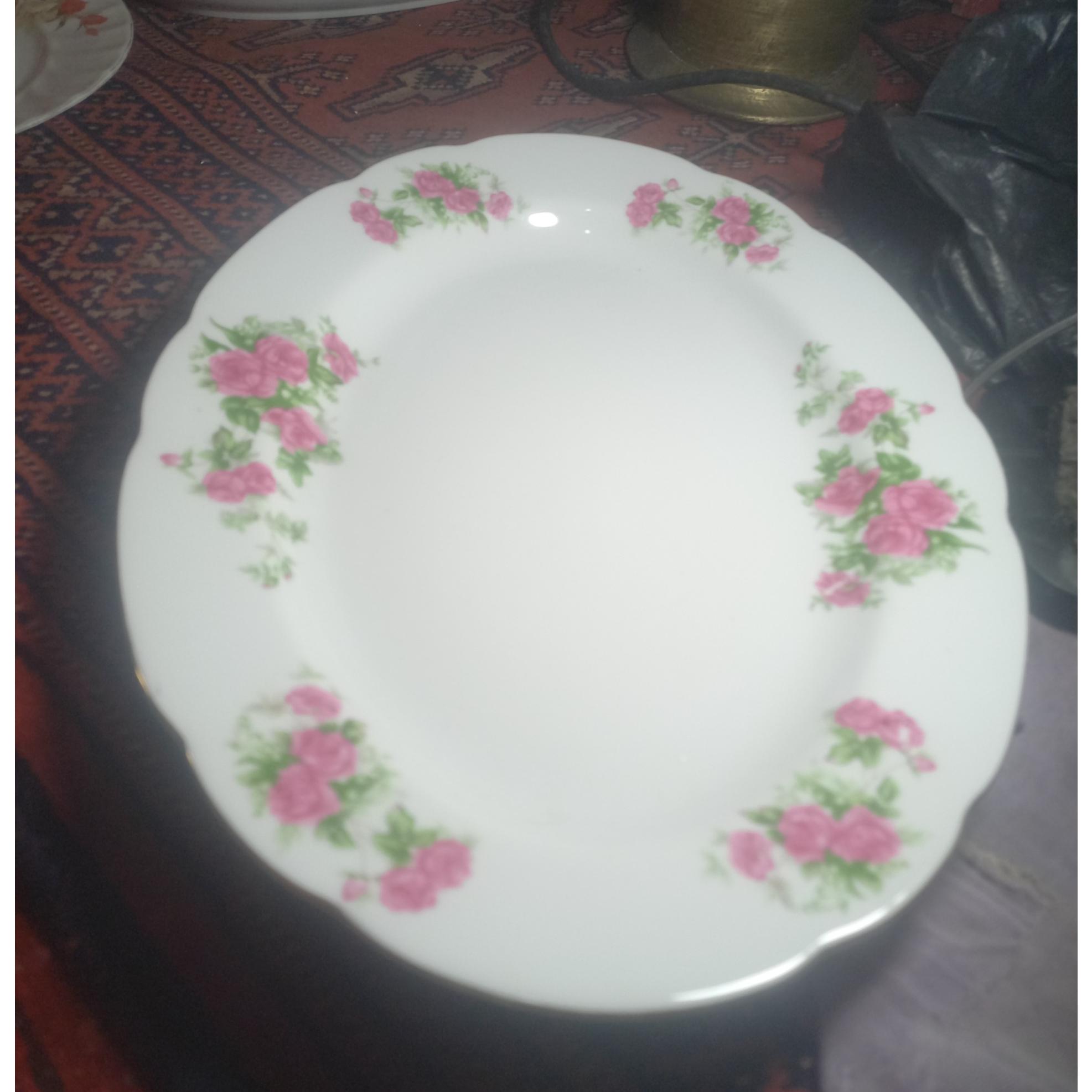 دیس گل قرمز بزرگ ژاپنی