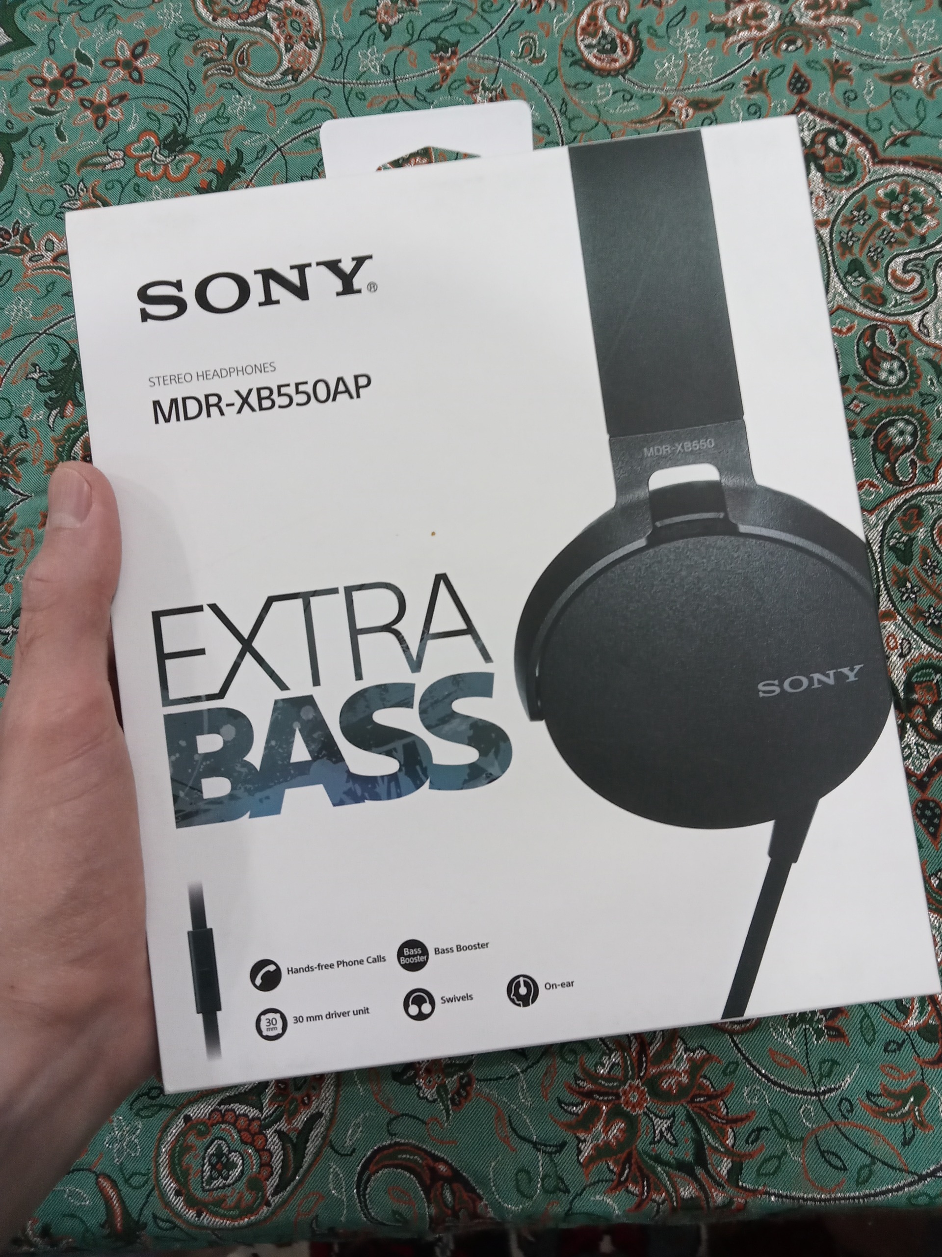 هدفون سونی اصل مدل MDR-XB550AP