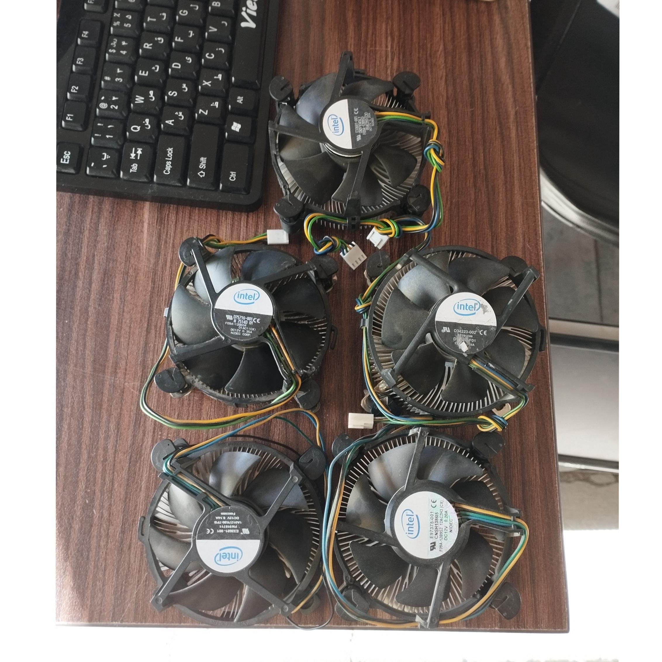 سبد 5 عددی فن CPU سوکت 775 (ارسال رایگان)