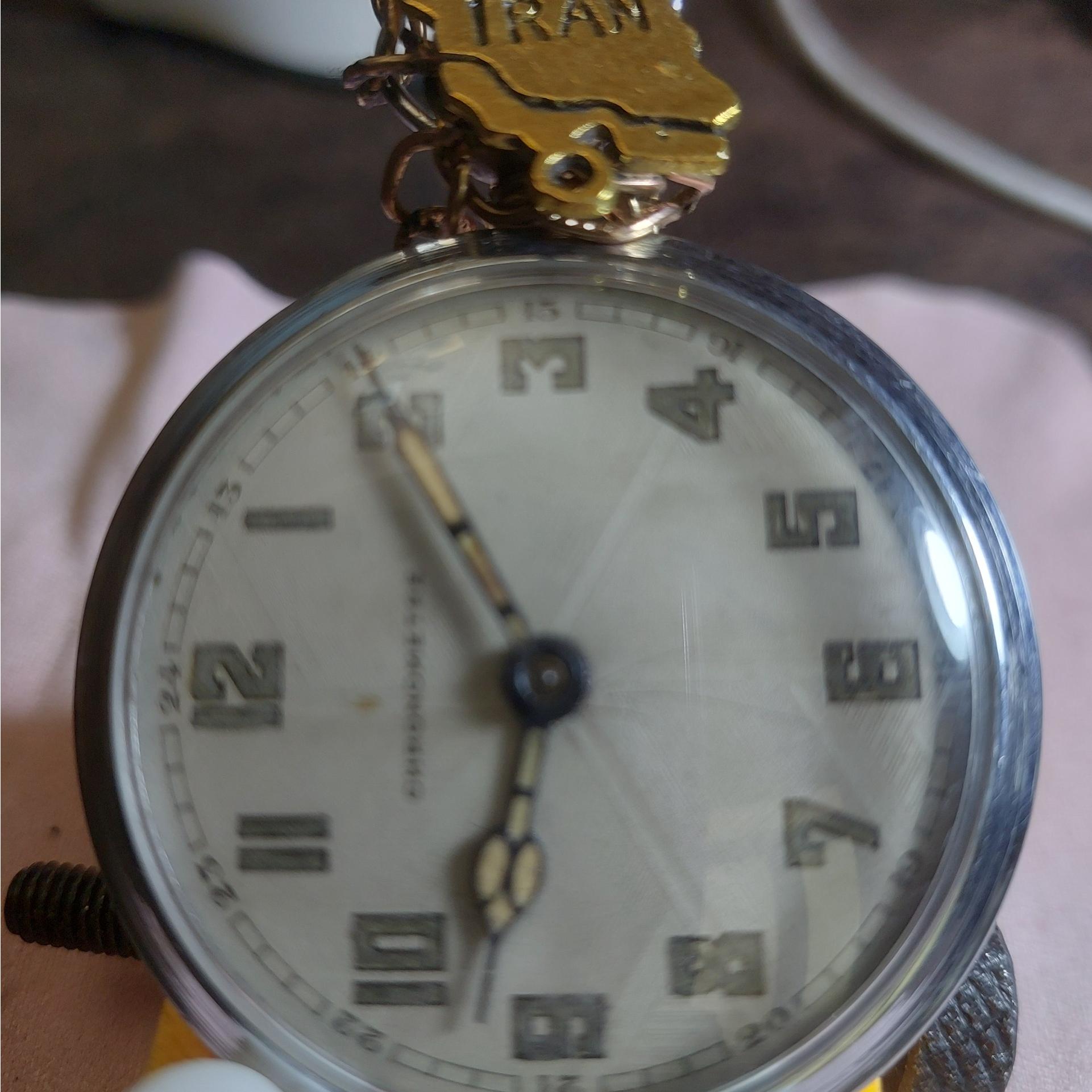 ساعت جیبی قدیمی سویسی