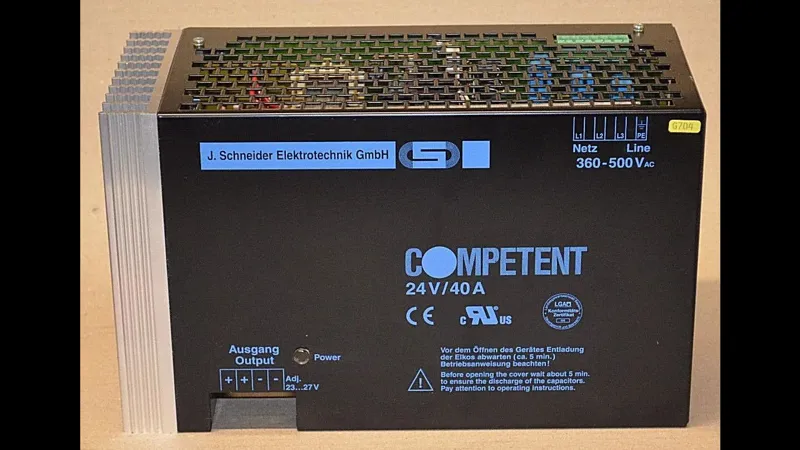 منبع تغذیه سه فاز 24v 40APower Supply