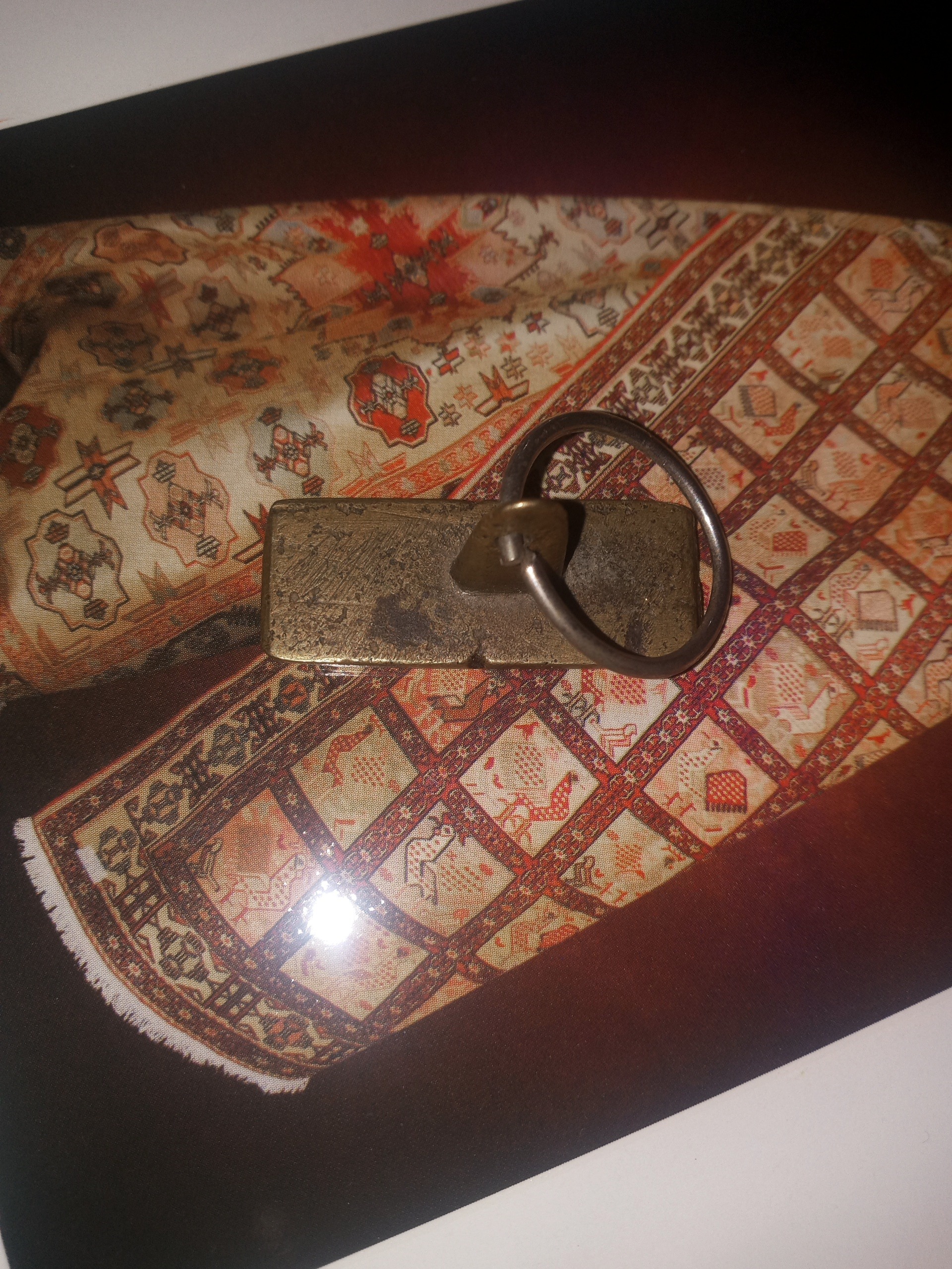 مهر تمام برنجی قدیمی بزرگ ارسالرایگان