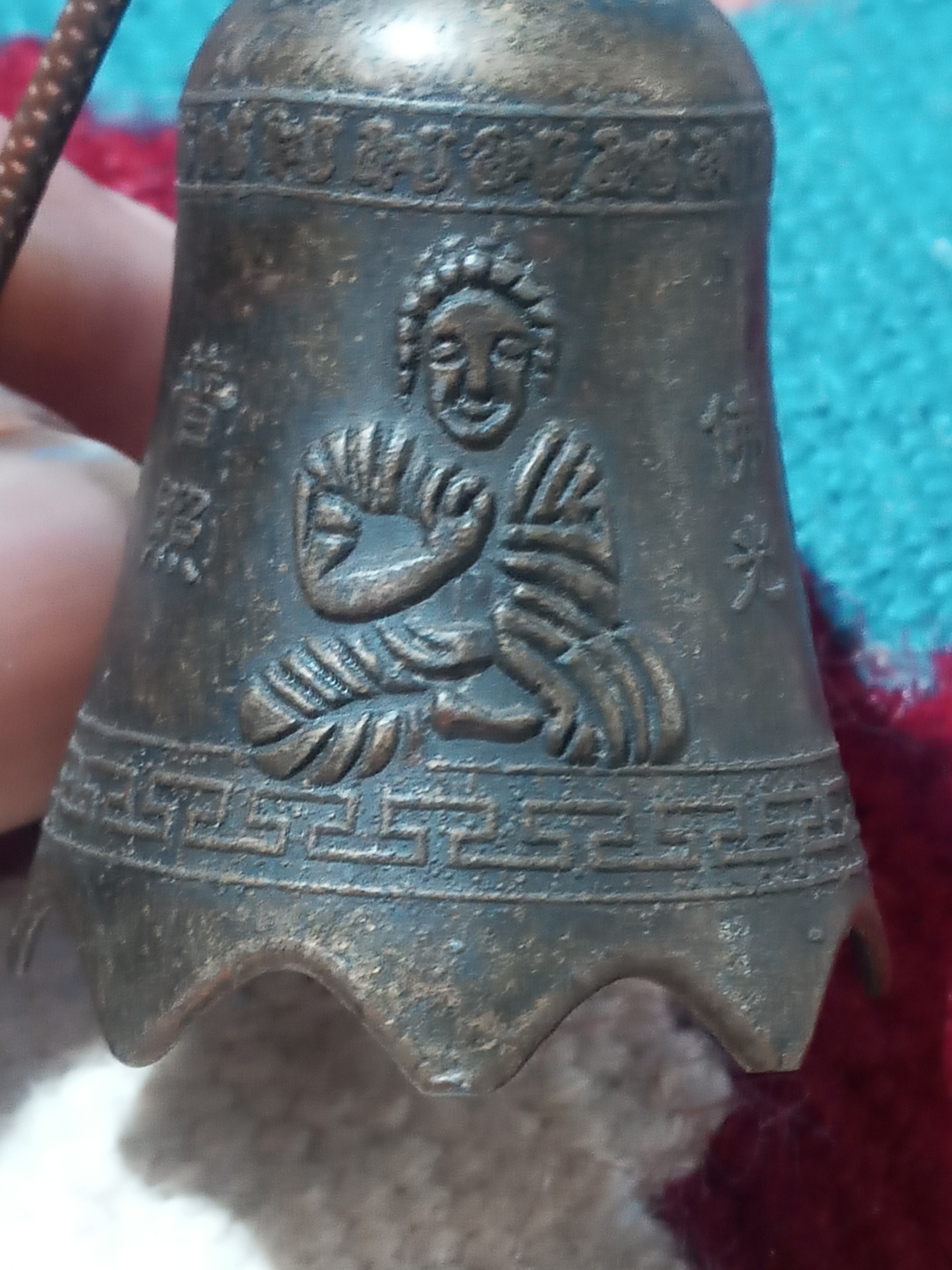 زنگوله ژاپنی خوش طنین 6×3 باحلقش10سانت