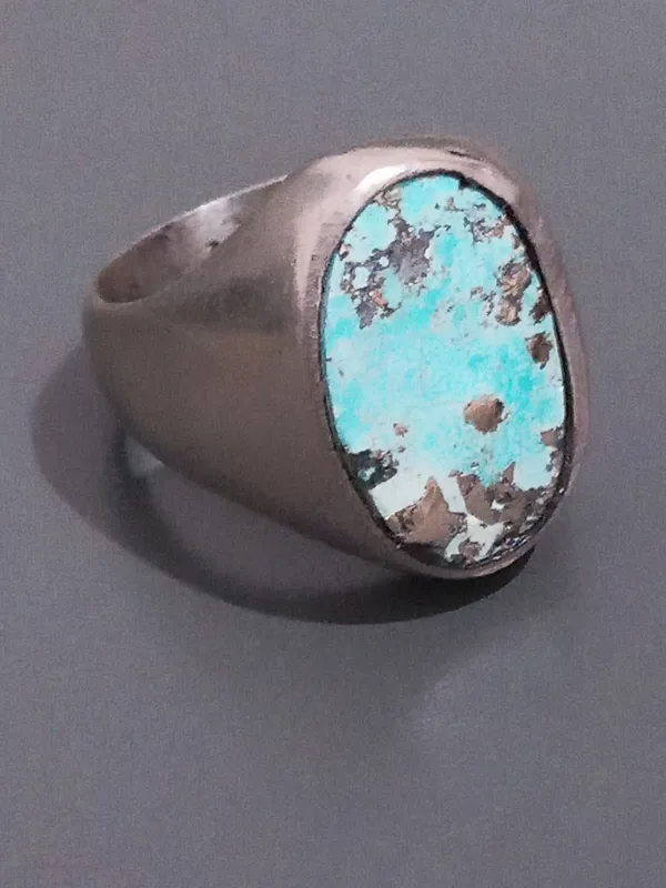 انگشترنقره جوندارفیلی بانگین فیروزه مرغوب