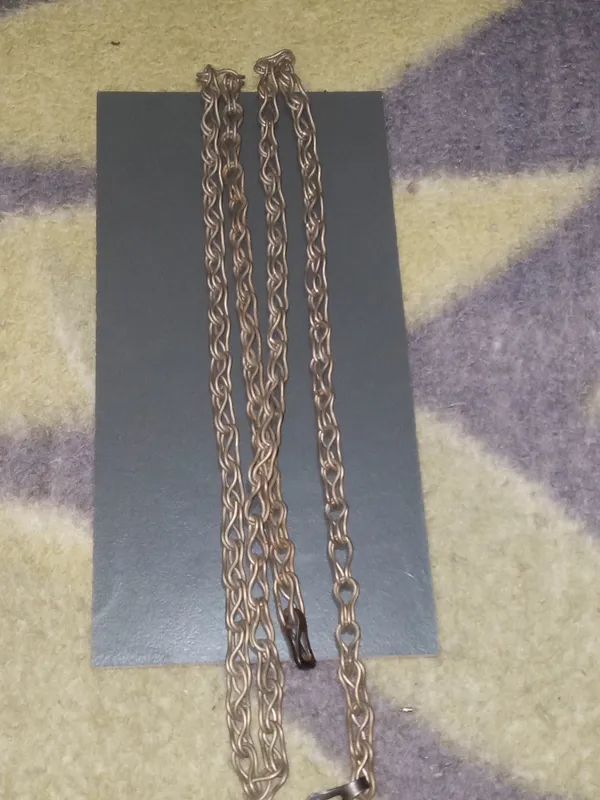 زنجیرقدیمی دستباف فلزی محکم یکمترو 5سانت