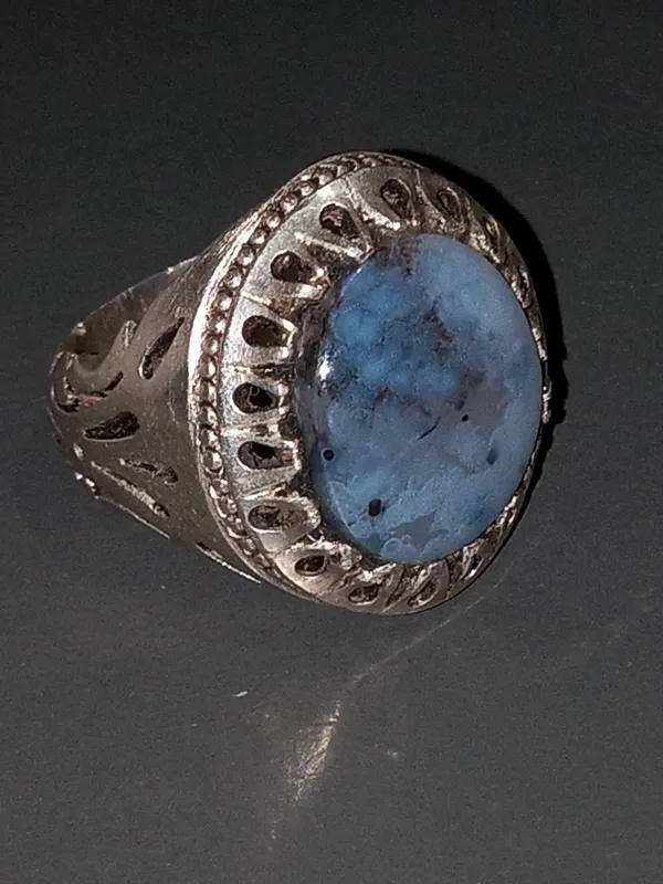 انگشترنقره درشت عیار925 سلیمانی قدیمی