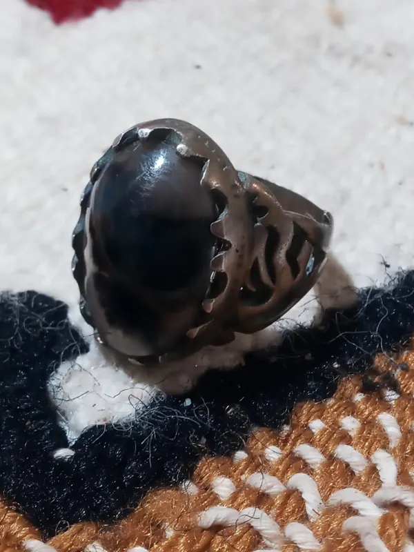 انگشتر شجرقاین نیمه درشت با قیمت بسیار مناسب