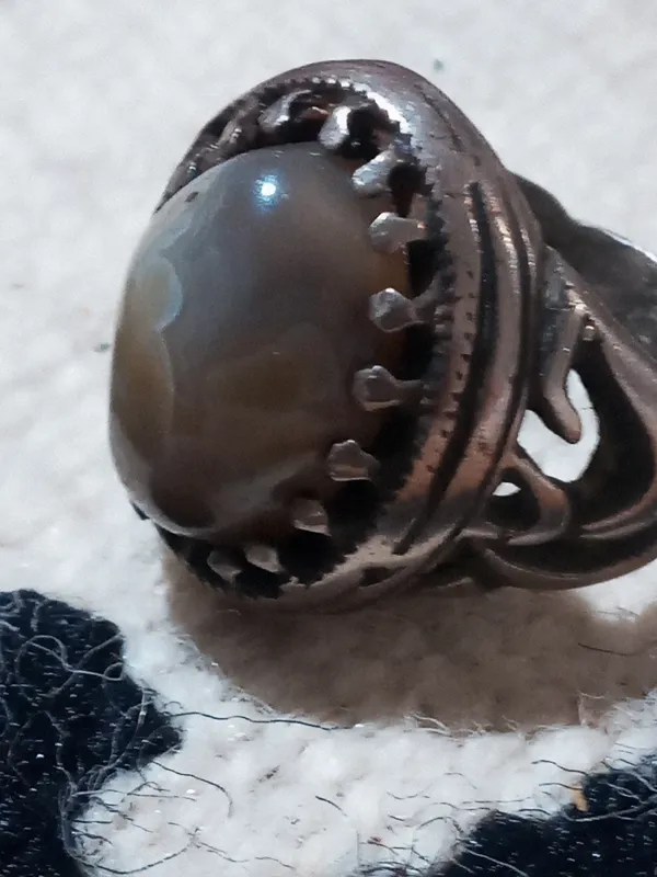 انگشترنقره یاحسین سلیمانی شبه باباقوری