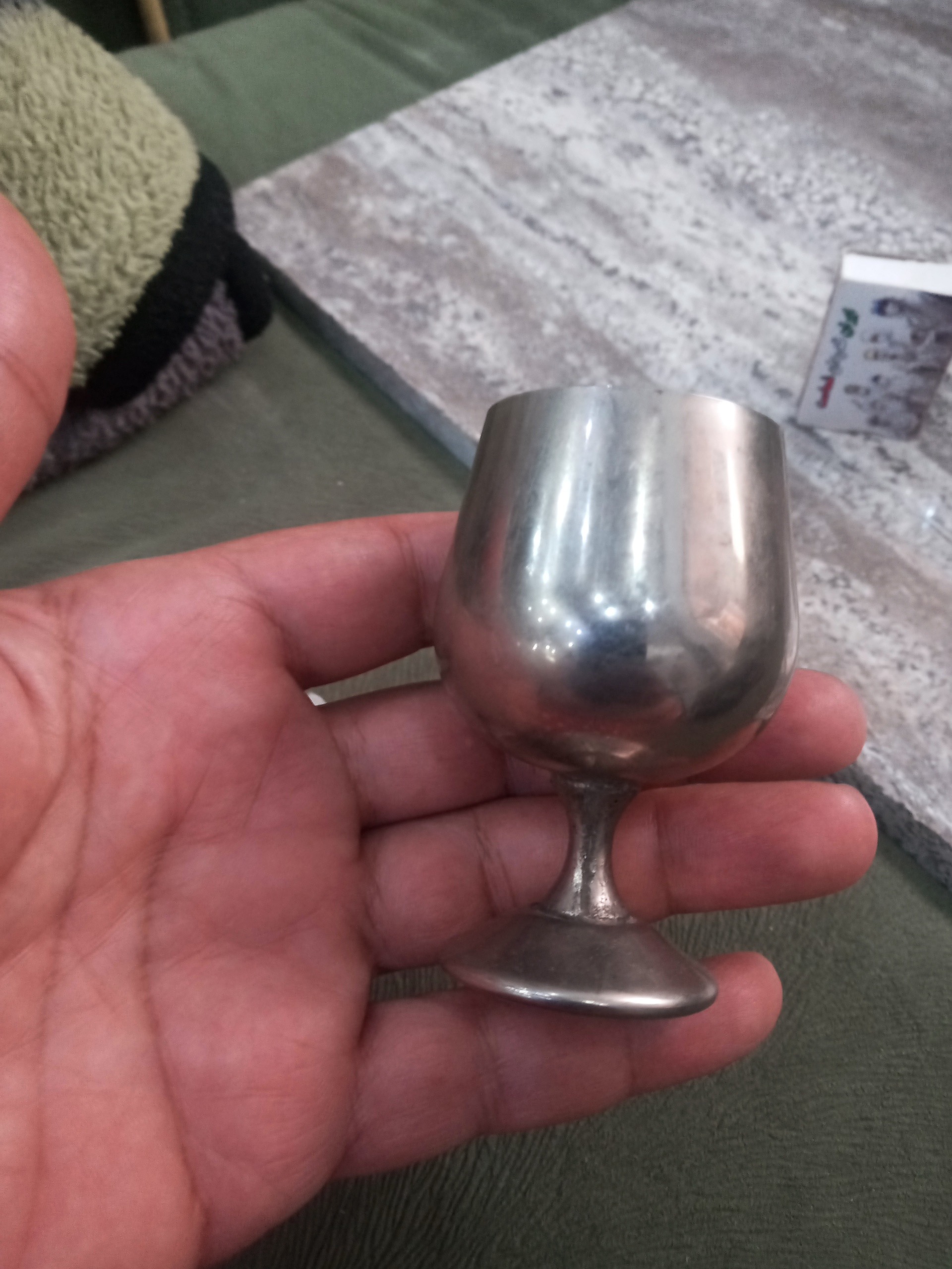 3عددجام گیلاسی قدیمی فرنگی خوشساخت