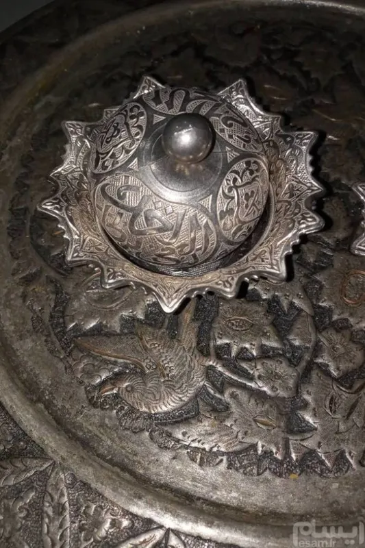 یکجفت قندون قلمکاری اسما خداوندکاریک ترکیه