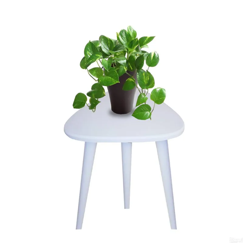 میز عسلی مثلث 3 پایه MDF