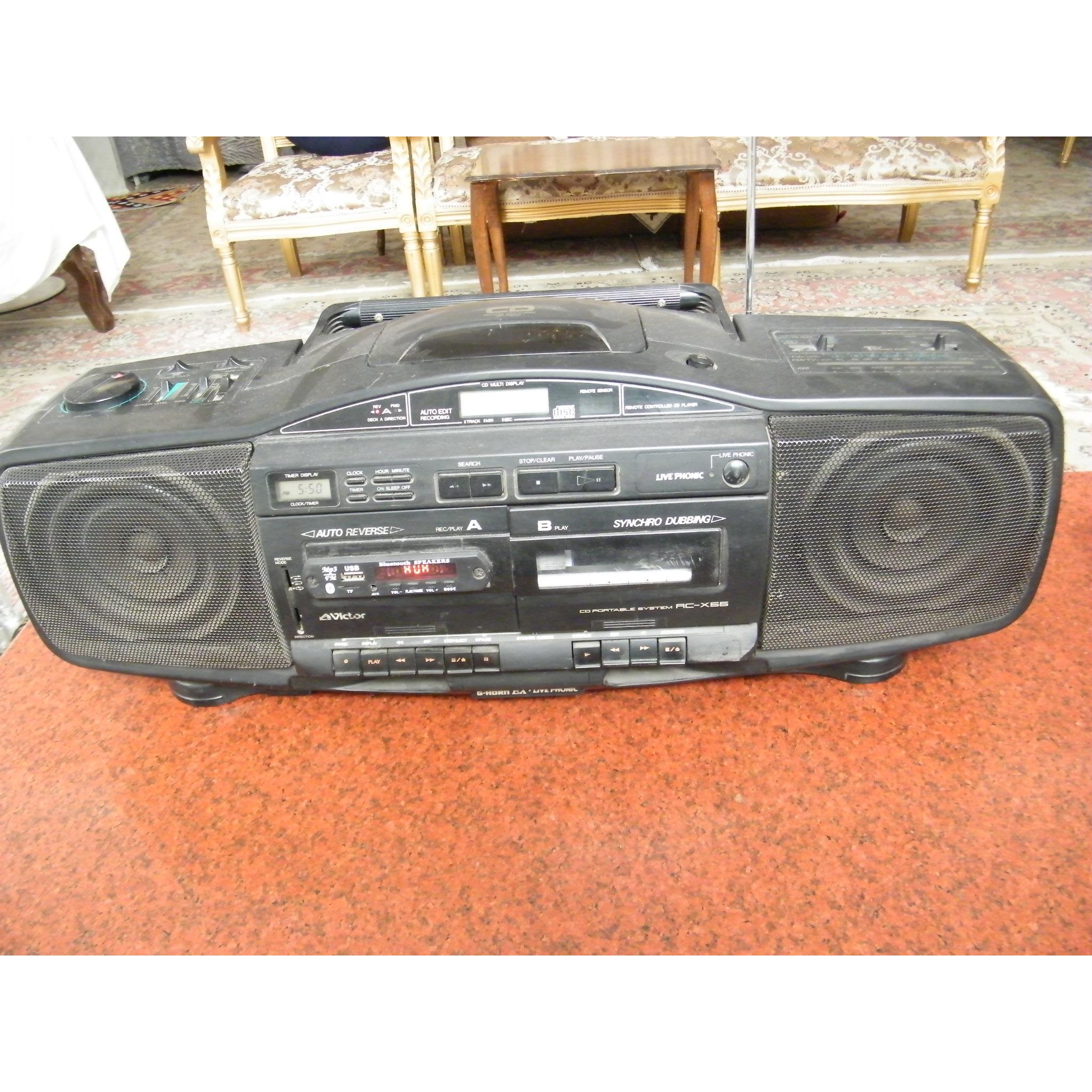 رادیو ضبط ویکتور ساخت ژاپن مجهز به MP3