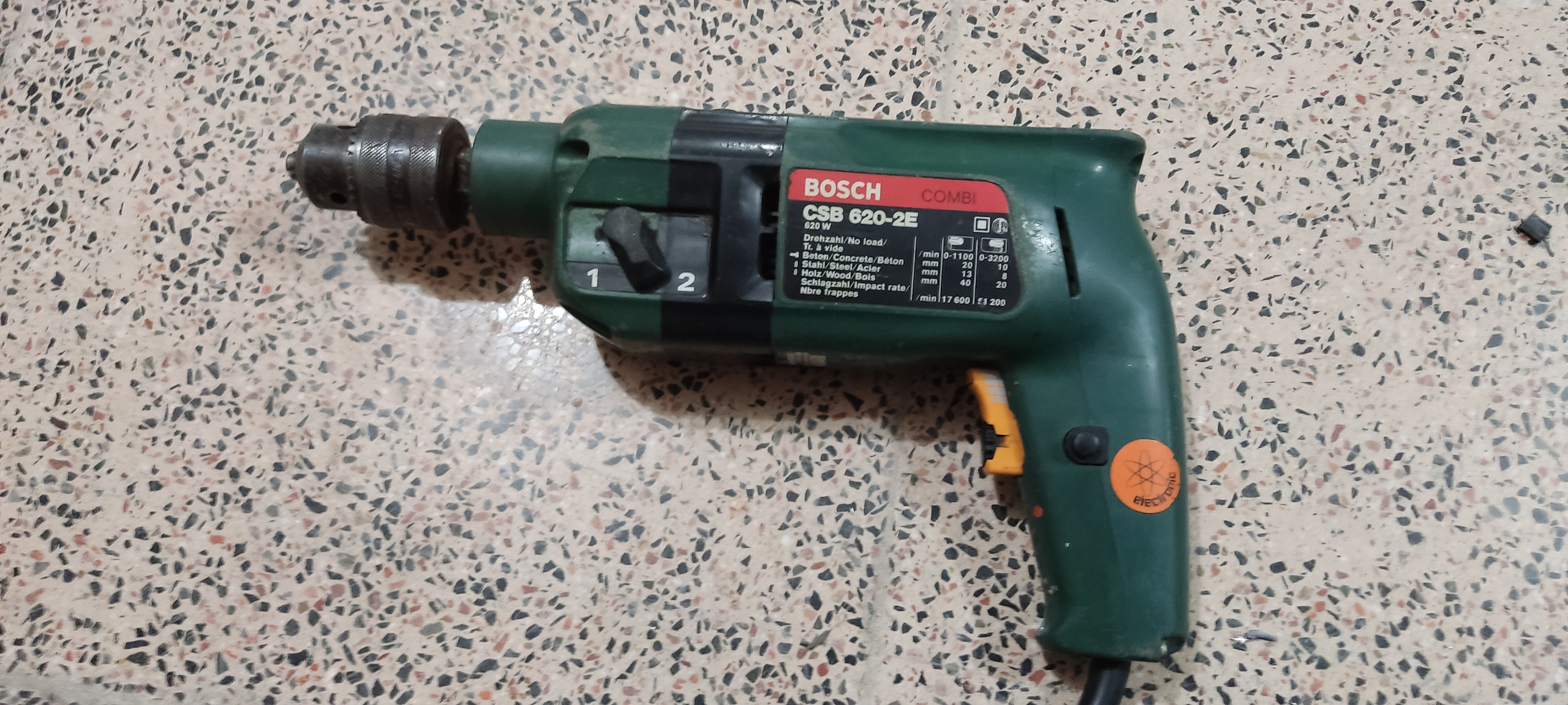 دریل بوش CSB-620-2E دو دور چکشی