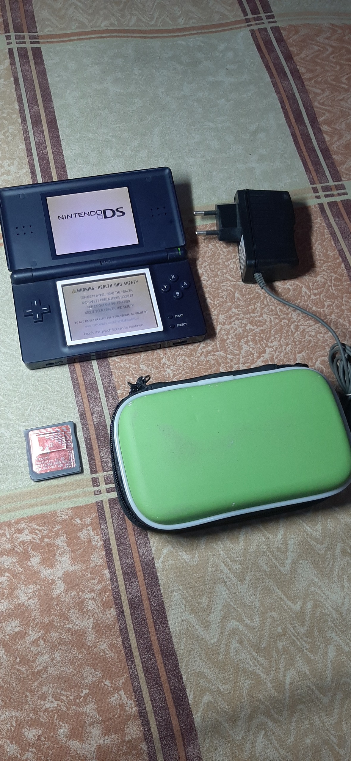 کنسول کپی خور کمیاب نینتندو ds lite سرمه ای با کیف