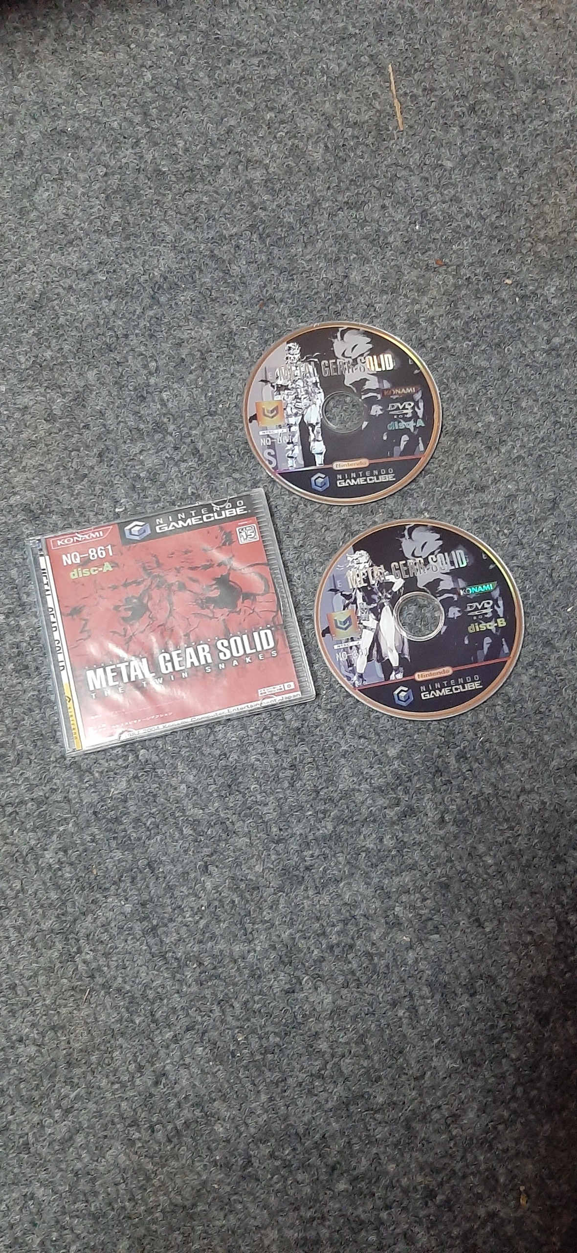 بازی بسیار کمیاب نینتندو گیم کیوب2 دیسک MGS