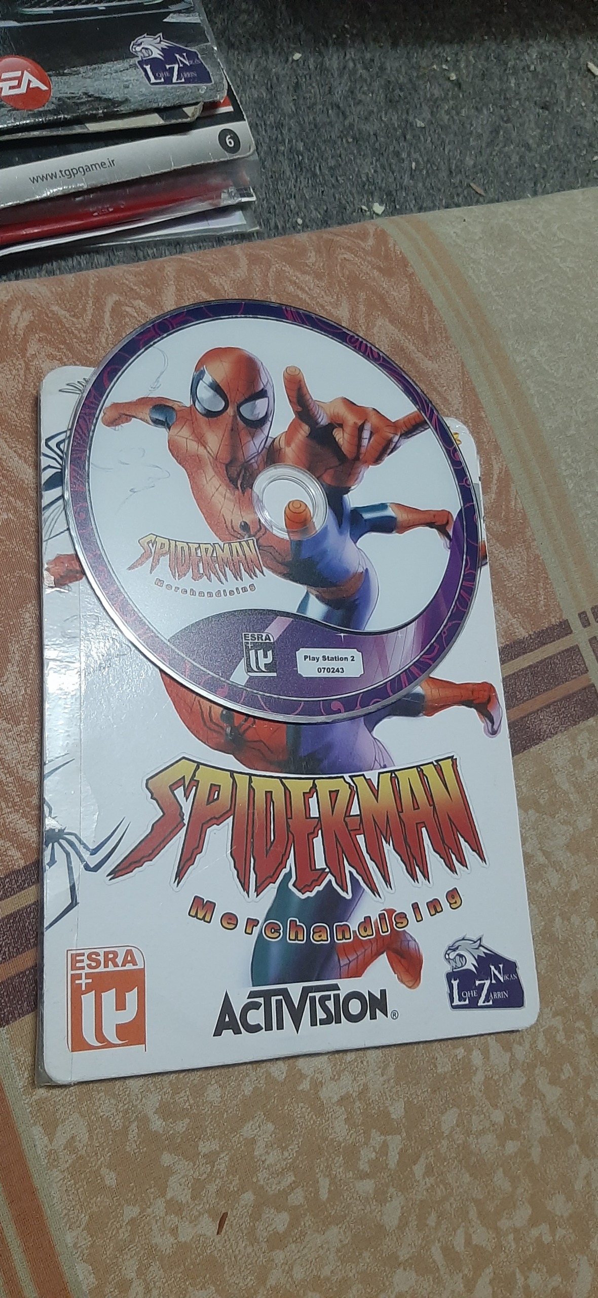 بازی مرد عنکبوتی 3 مخصوص ps2