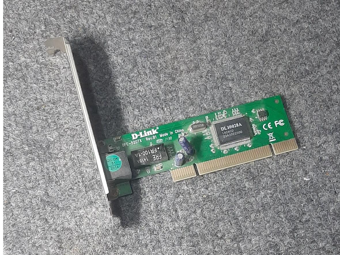 کارت شبکه pci مارک معتبر دی لینک کاملا سالم