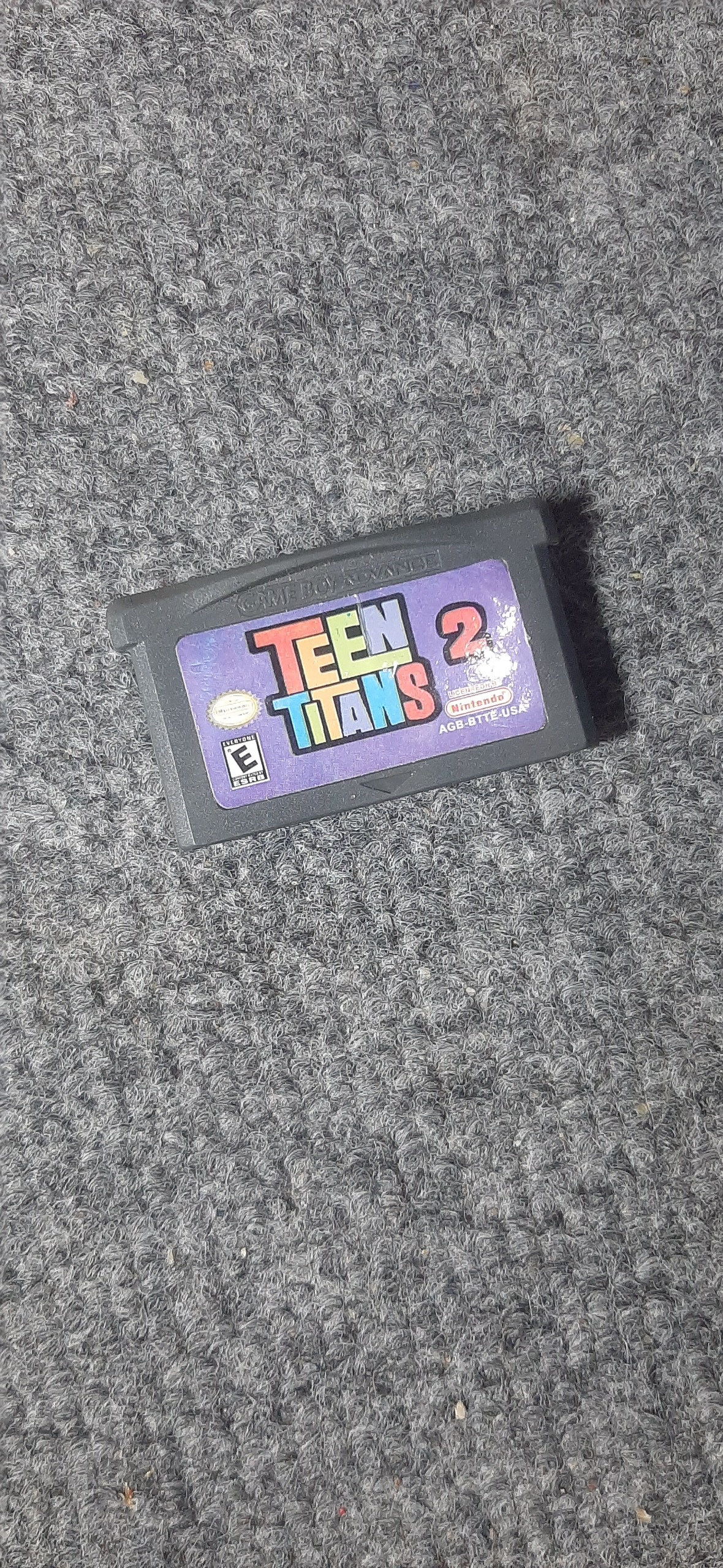 بازی کمیاب ژاپنی عنوان teen titans 2 برای GBA