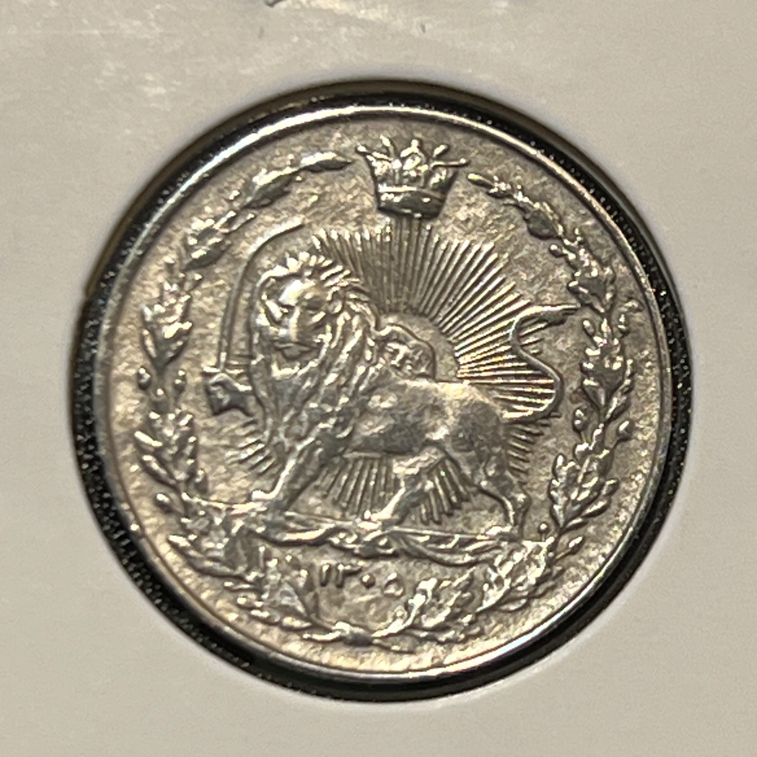 100 دینار 1305 رضا شاه پهلوی / تاریخ کمیاب