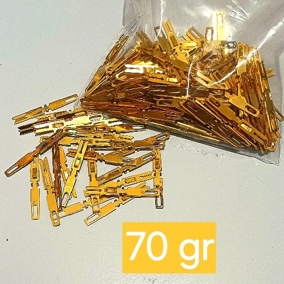 70 گرم پین طلایی مخابراتی درجه یک نو