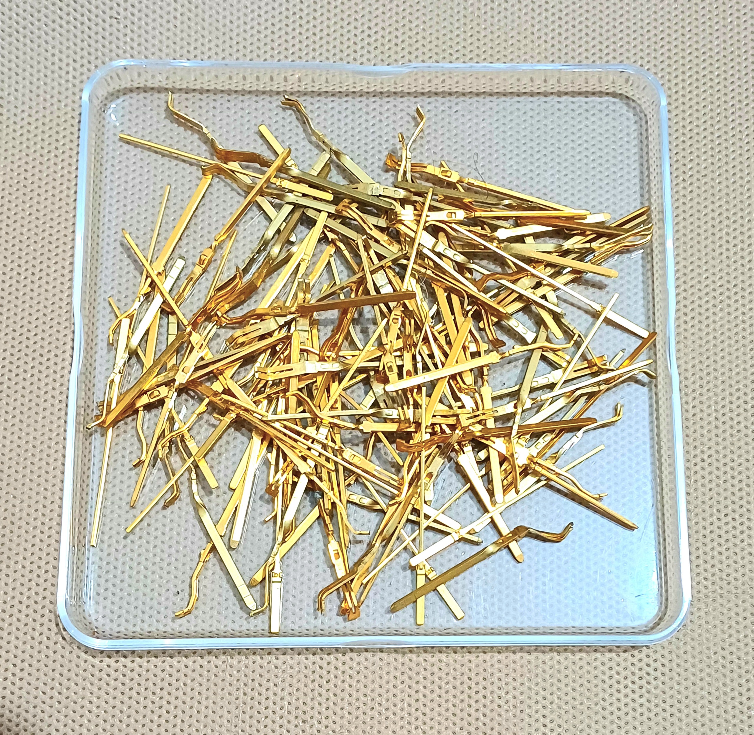 38 گرم پین طلایی درجه 1 مخابراتی بدون لحیم