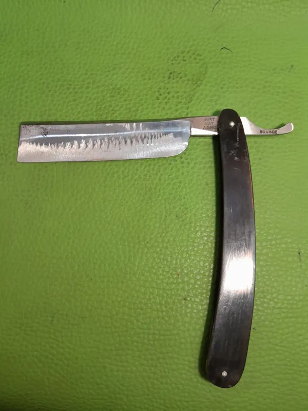 تیغ اصلاح فولادی قدیمی کلکسیونی و آنتیک