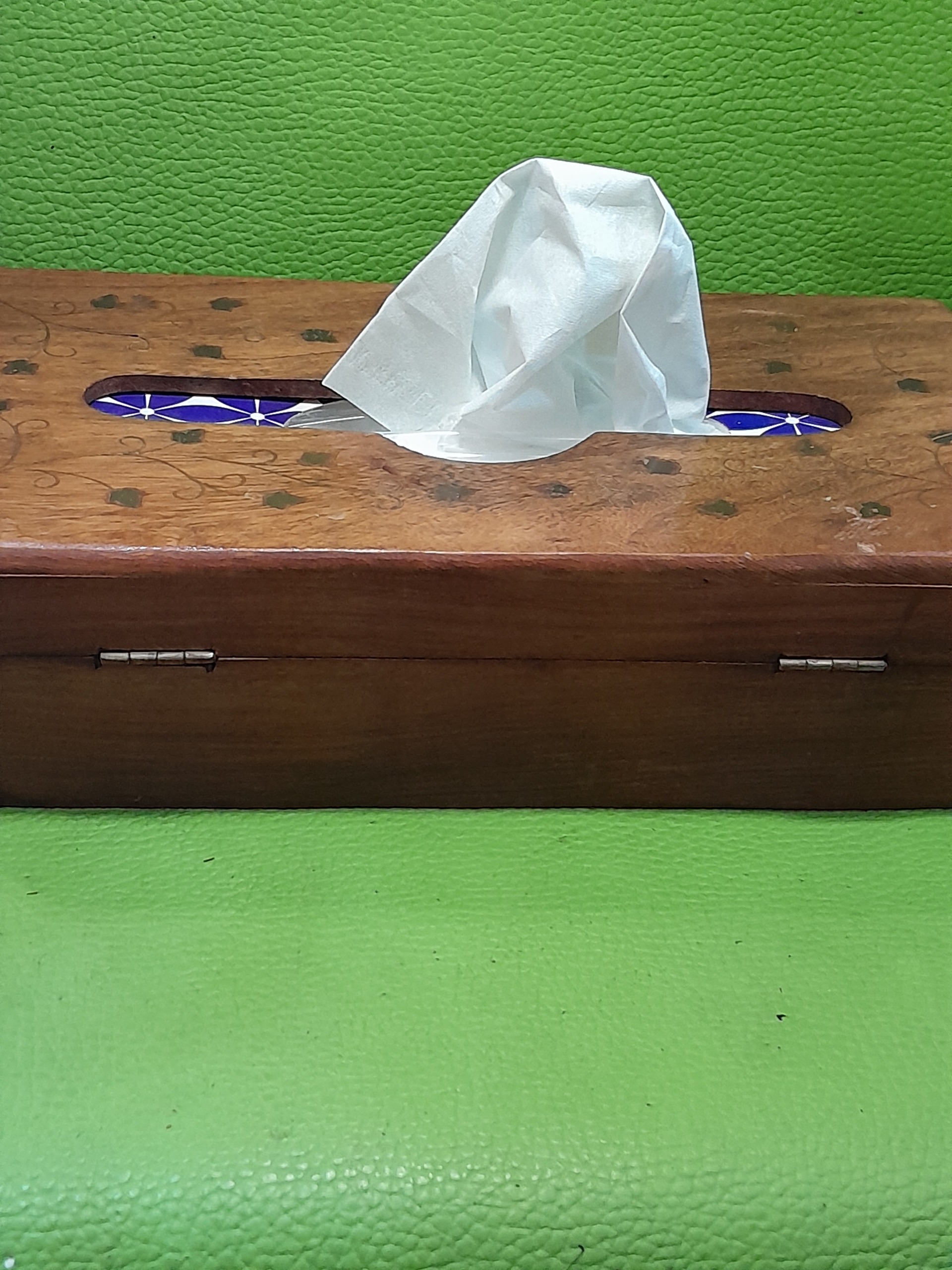 جادستمال چوبی معرق برنج کوب کلکسیونی