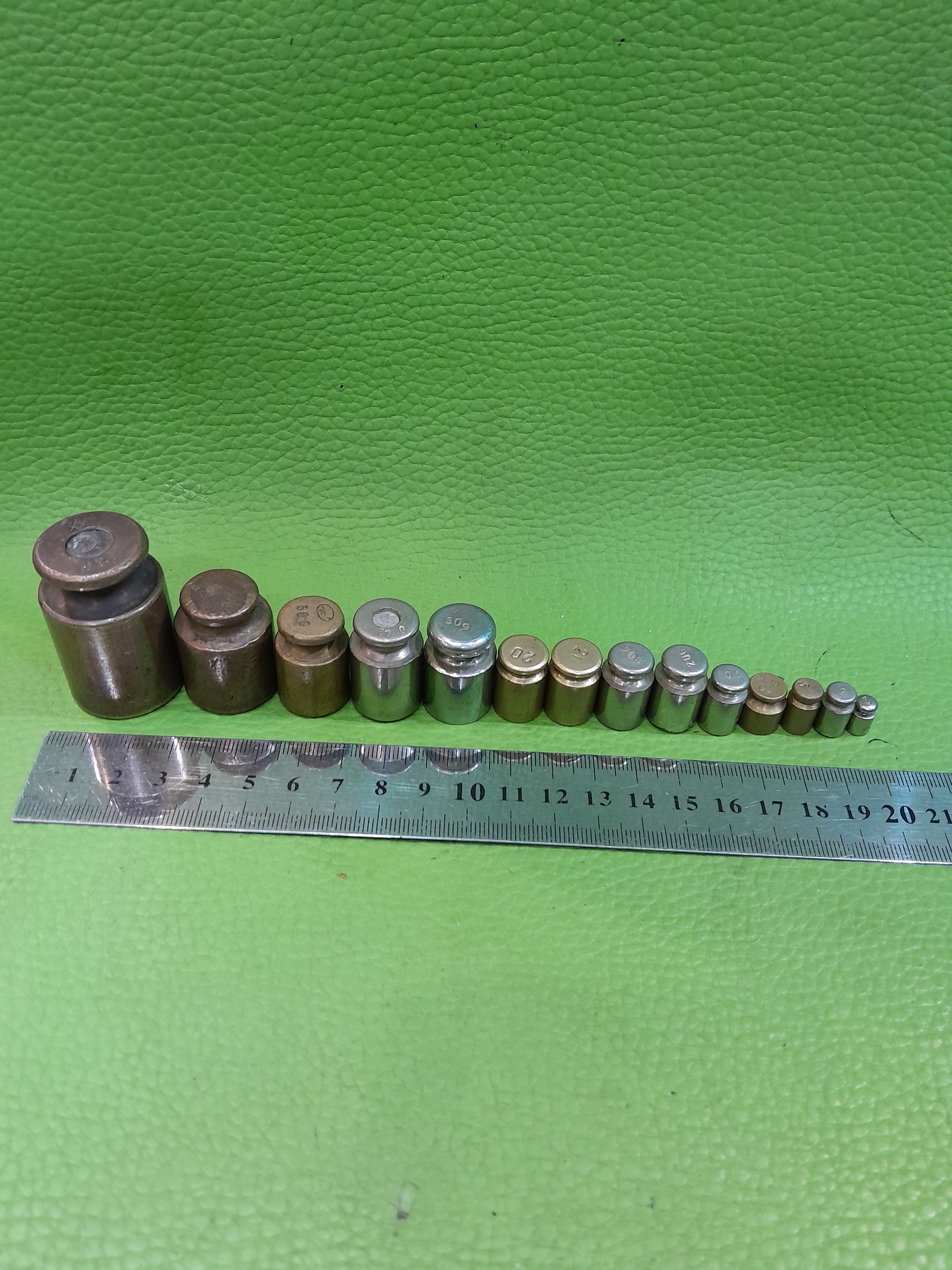 14 عدد سنگ برنجی کلکسیونی و آنتیک