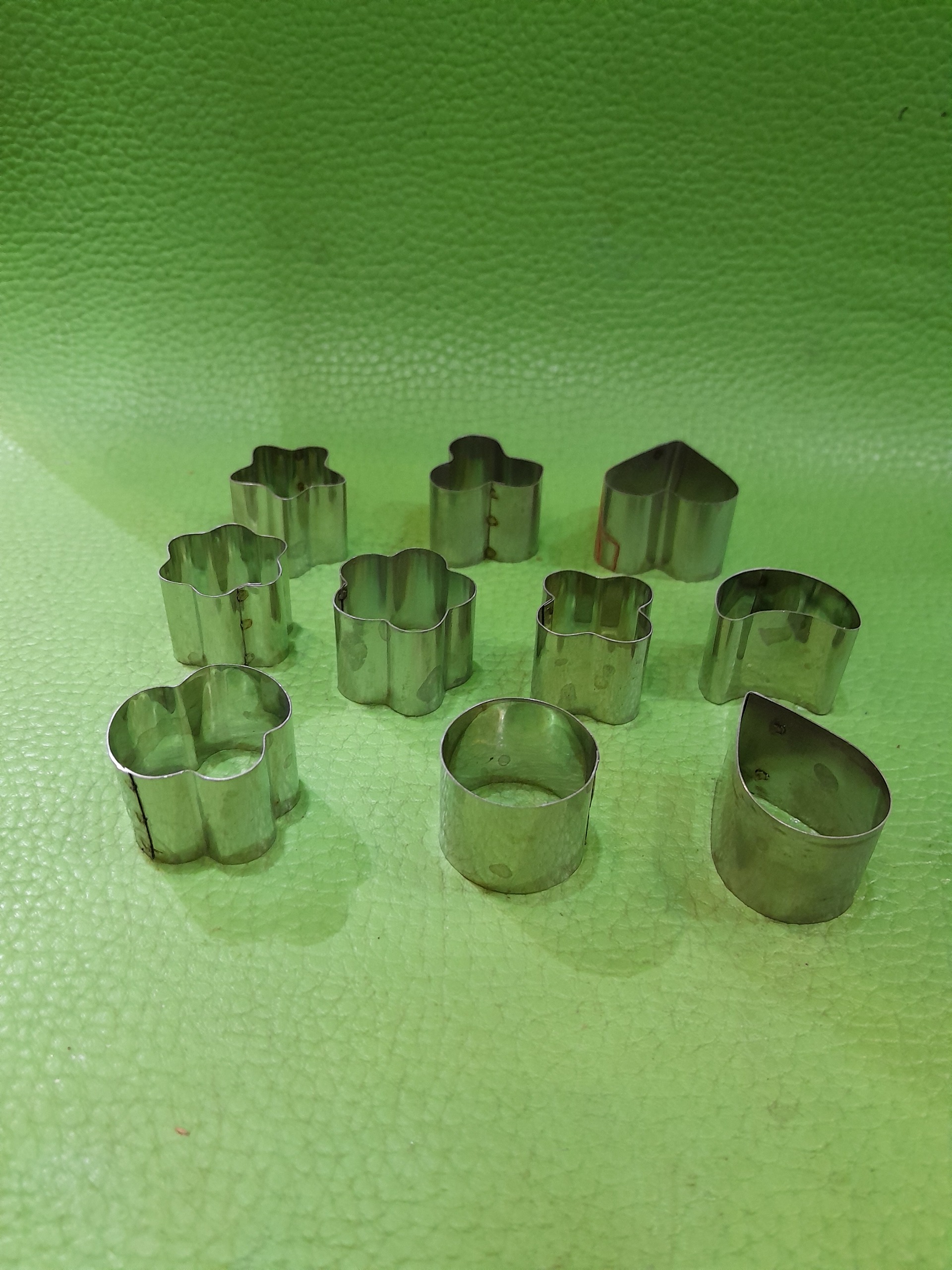 10 عدد قالب شیرینی استیل