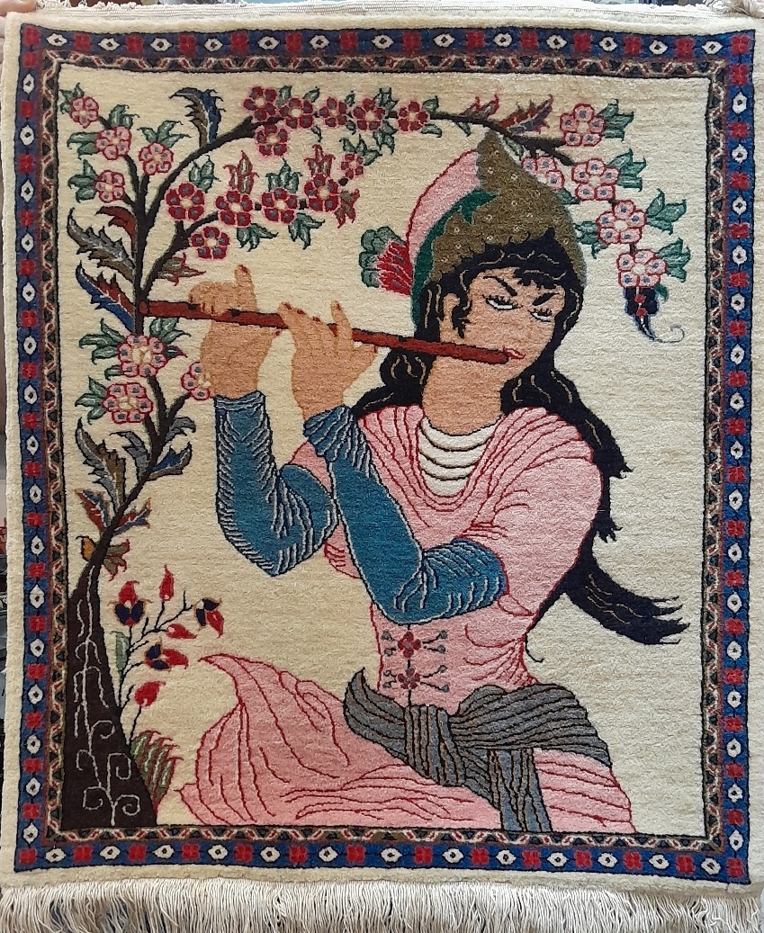 تابلو فرش دستباف ریز بافت زیبا وکلکسیونی