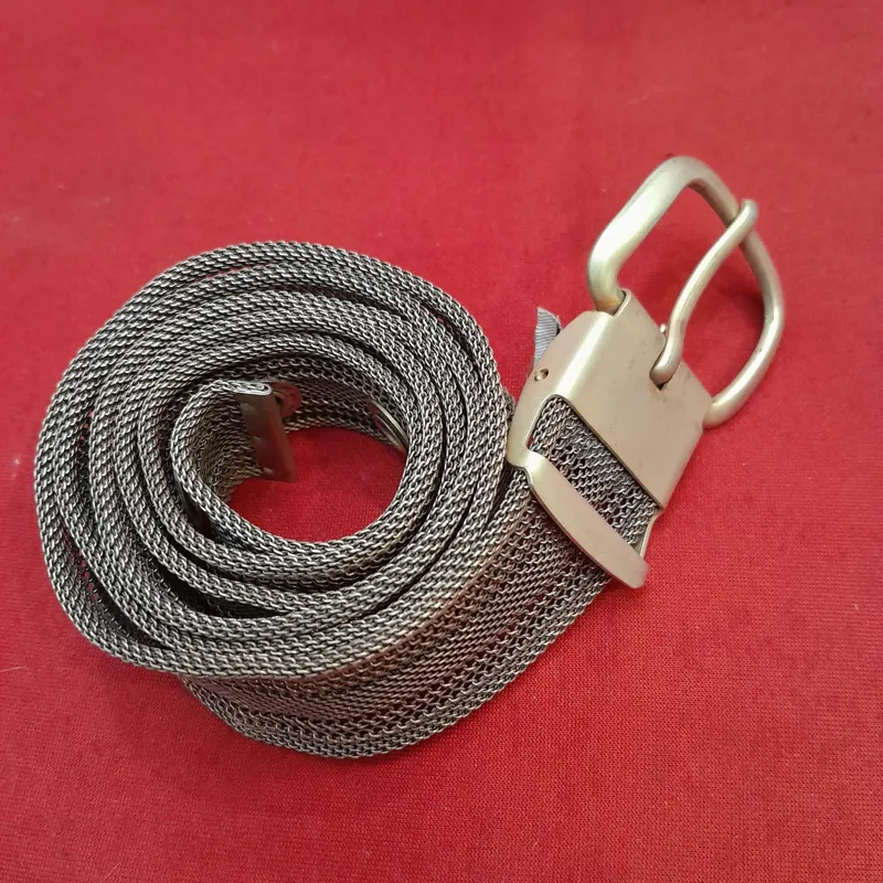 کمربند زنانه بافت برنجی شیک وآنتیک