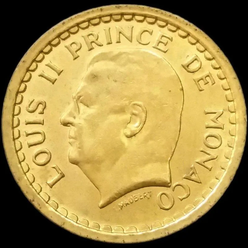 1 فرانک فوق کمیاب 1944 موناکو (گالری بخشایش)