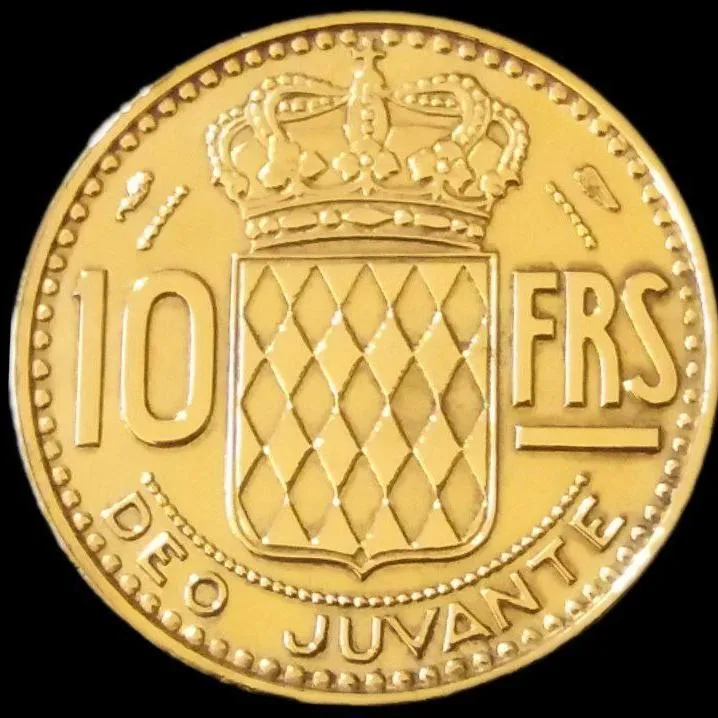 10 فرانک فوق کمیاب 1950 موناکو (گالری بخشایش)