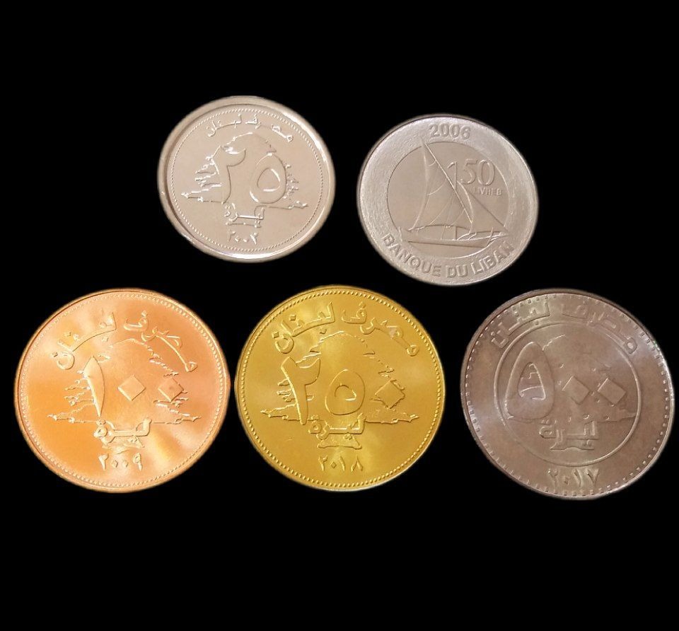 ست 5 عددی بانکی لبنان (گالری بخشایش)