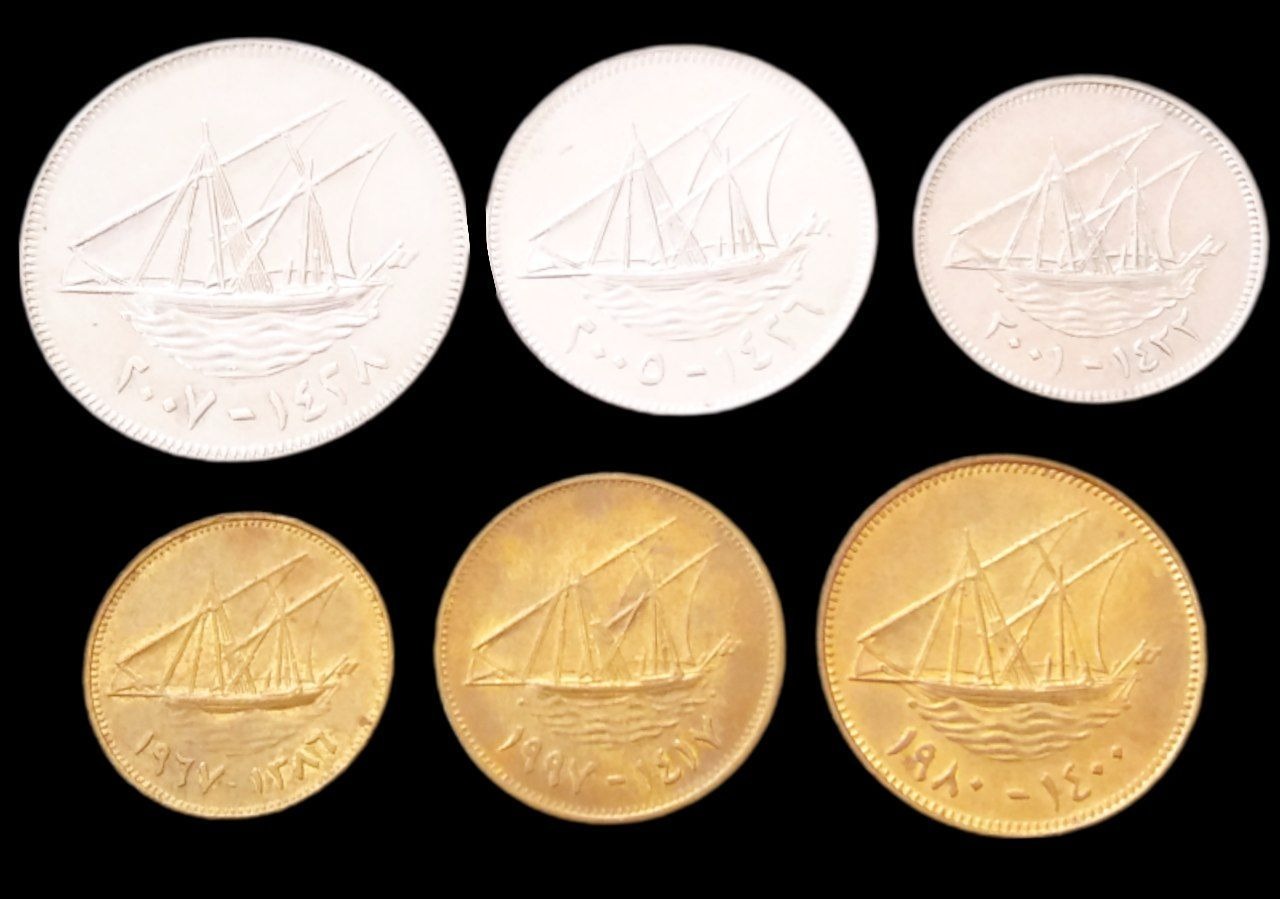 ست 6 عددی سری قدیم کویت (گالری بخشایش)