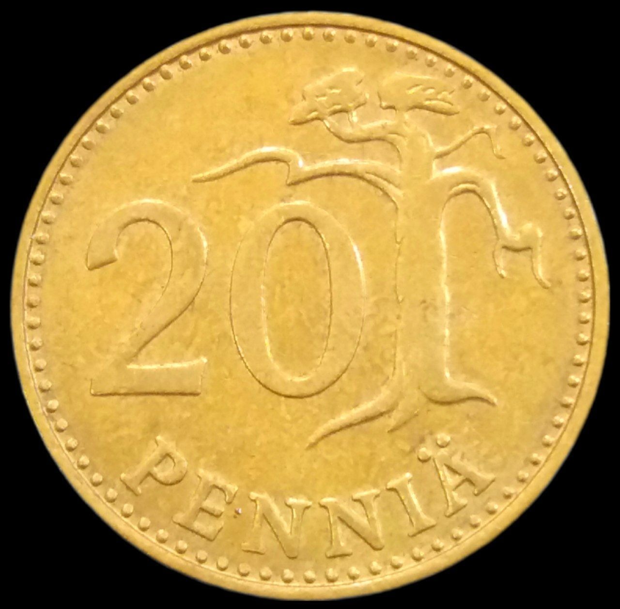 20 پنی زیبای 1981 فنلاند (گالری بخشایش)