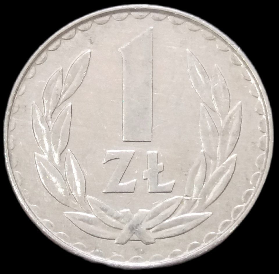 1 زلوتی کمیاب 1987 لهستان (گالری بخشایش)
