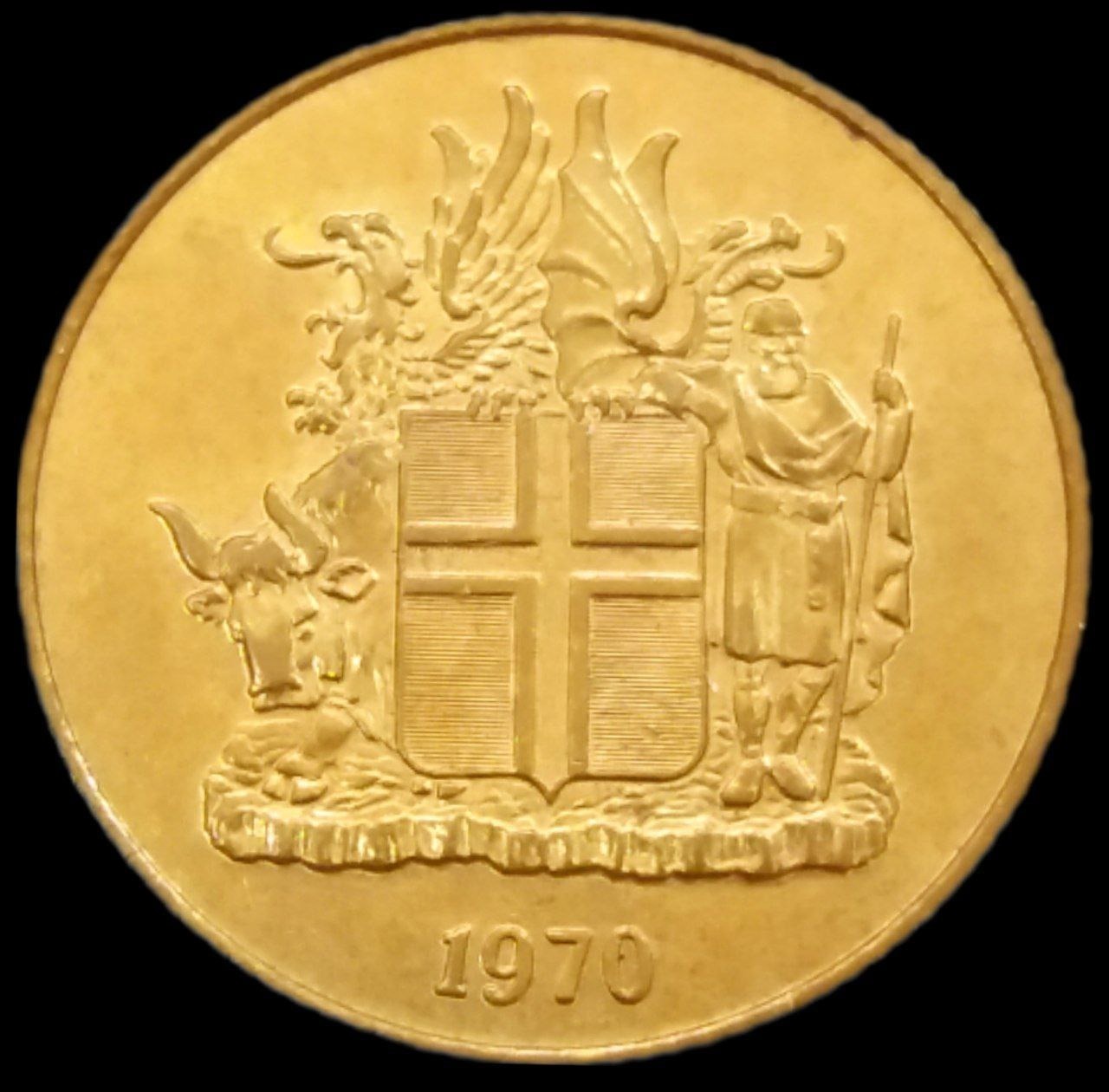 1 کرونا کمیاب 1970 ایسلند (گالری بخشایش)