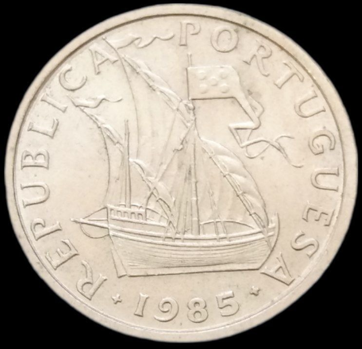 5 اسکودو قدیمی 1985 پرتغال (گالری بخشایش)