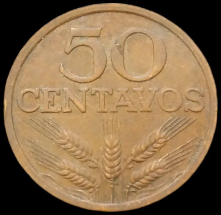 50 سنتاوو قدیمی 1972 پرتغال (گالری بخشایش)