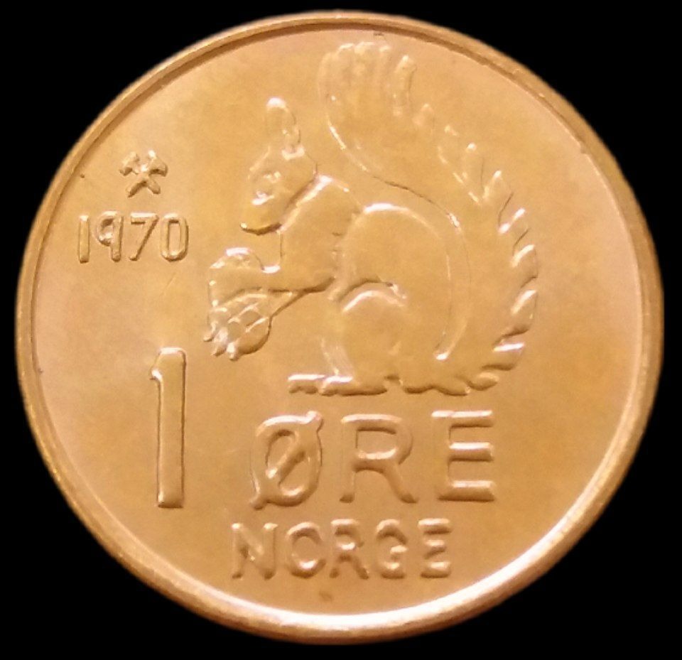 1 اور کمیاب 1970 نروژ (گالری بخشایش)