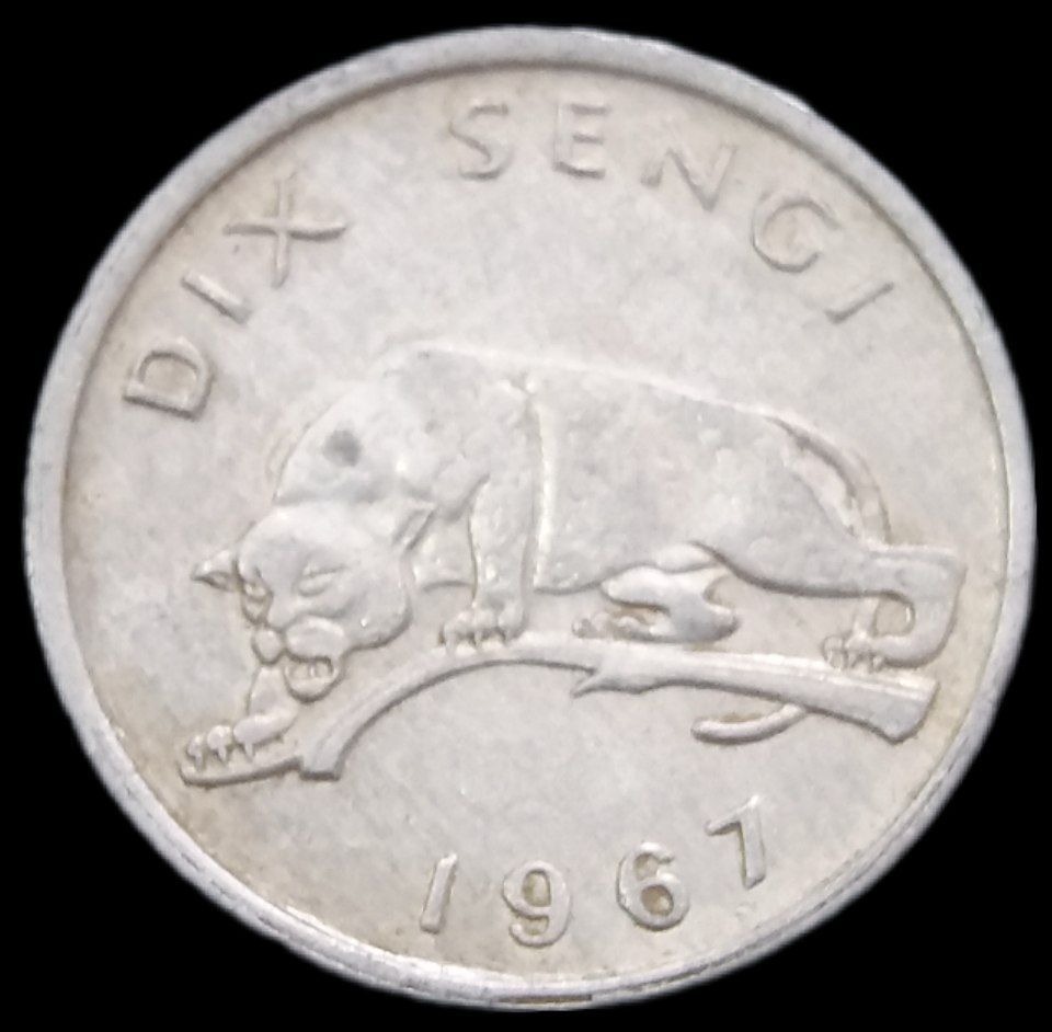 10 سنگی کمیاب 1967 کنگو (گالری بخشایش)