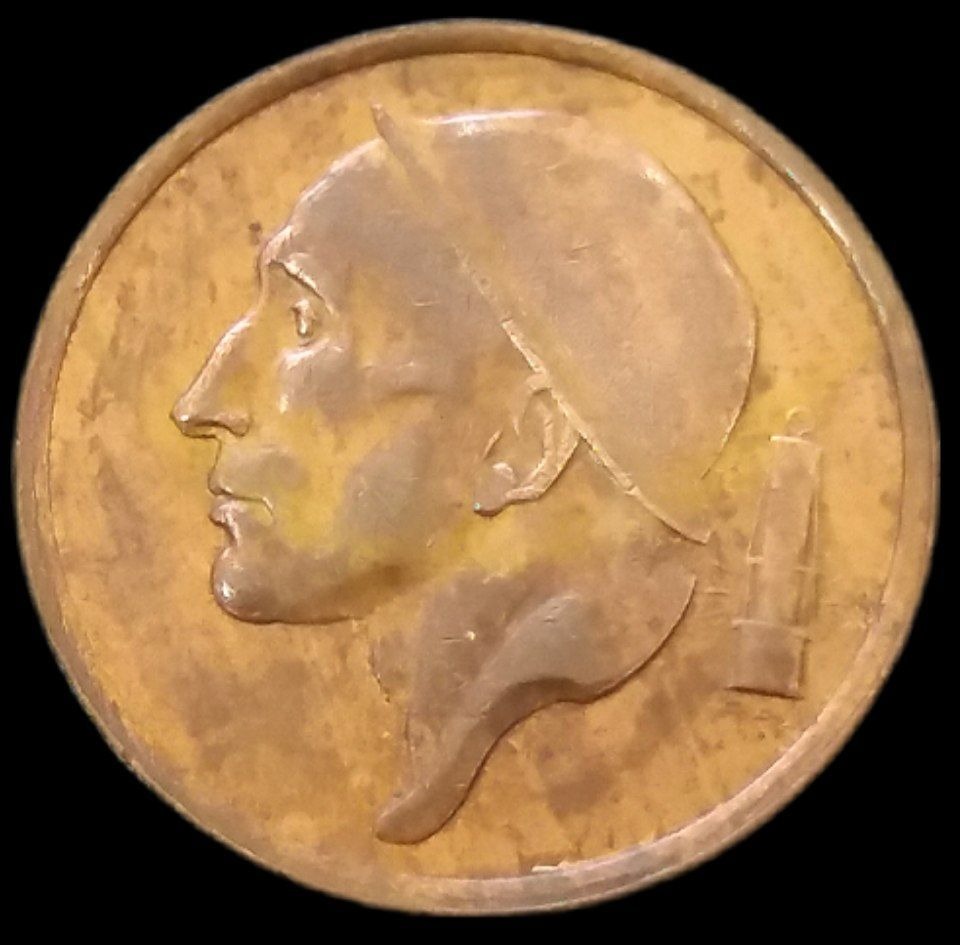 20 سنتیمس قدیمی 1954 بلژیک (گالری بخشایش)